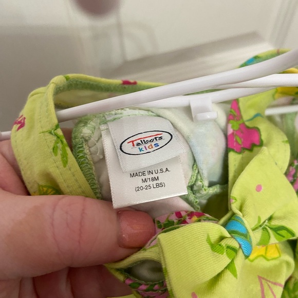 NWT Talbots Chinese Fan Toddler Swimsuit 18 months - Picture 3 of 4